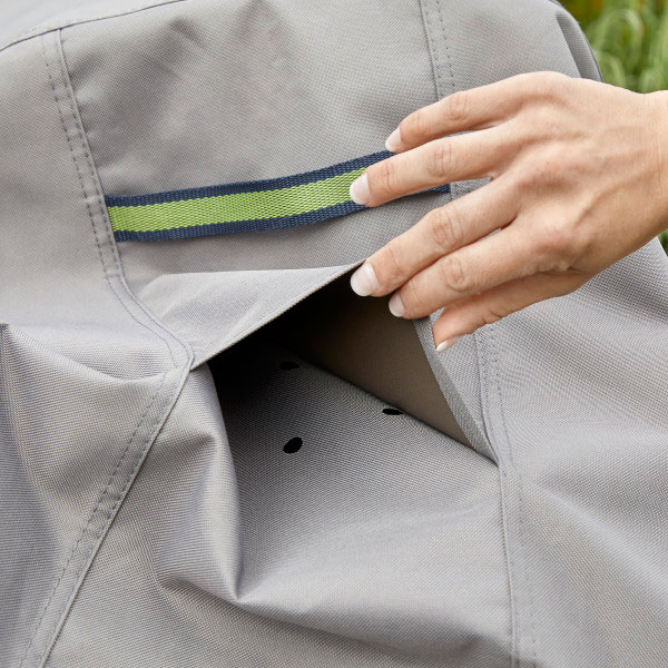 28 in. Duck Covers Stackable Patio Chair Cover - Image 10